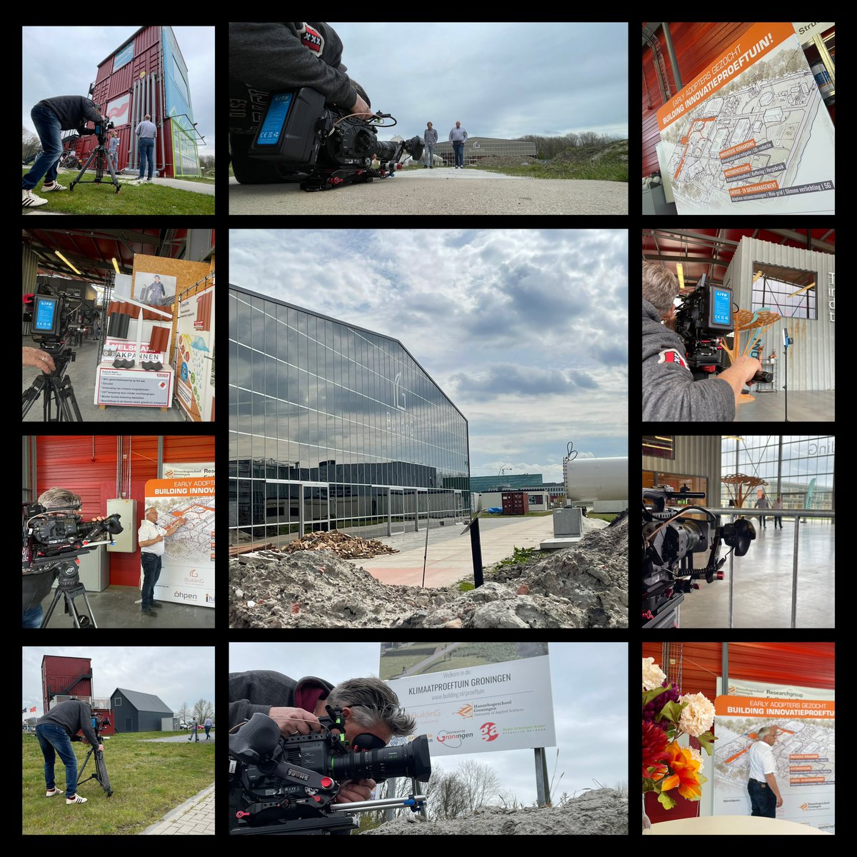 WeShootit99's tweet photo. Vandaag voor @dizainbranding op pad op een geweldige innovatieve plek! We mochten voor #HazePro opnames maken in de innovatie proeftuin bij @Piet_Zijlstra en die was tevens figurant in de film voor de cursus klimaat adaptatie🎬🎥 #WeShootit #Building #Groningen https://t.co/rLH5nyW5jJ