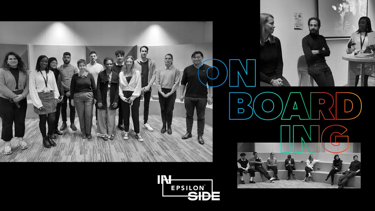 [#WorkAtEpsilon]
🎉 #Onboarding pour les nouveaux arrivants avec un échange basé sur le #partage et l'#écoute avec <a href="/LaureDebos/">Laure Debos</a> et <a href="/SylvainBellier/">Sylvain Bellier</a> afin de découvrir EPSILON, bienvenue à tous 😀
 Pour nous rejoindre 👉 ow.ly/S1qL50IIQpB
#Recrutement