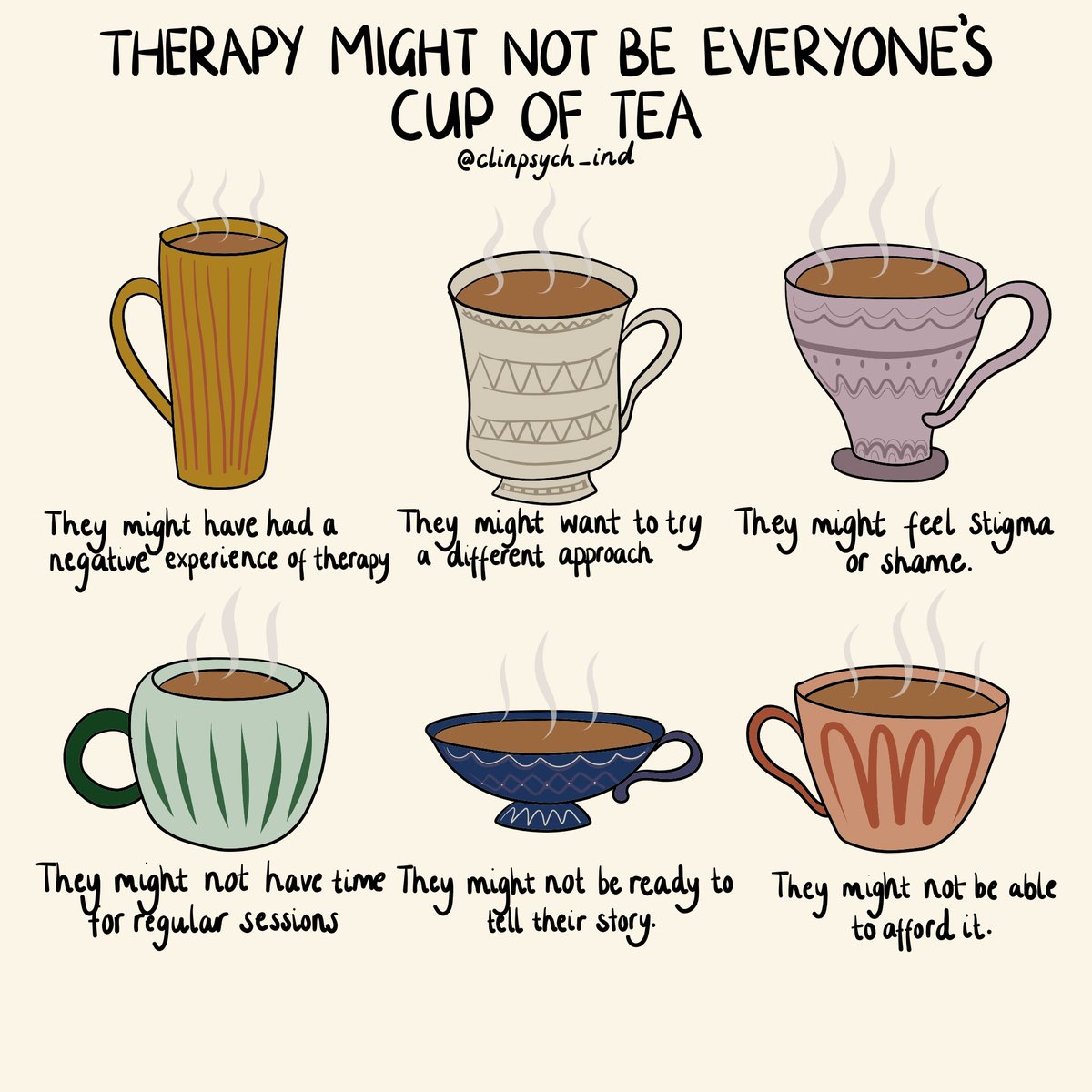 this placement in older adult inpatient services has been a lot of therapeutic working and v diff from my previous inpatient role. I've had lots of thoughts about what an effort that is for people in hospital. engaging in therapy at this time isn't for everyone; and that's okay.