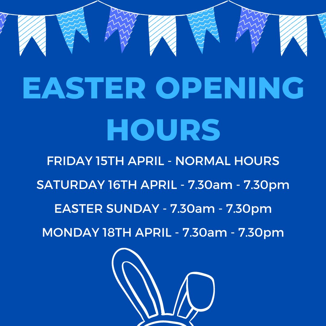 flyefit's tweet photo. Make sure to take note of our OPENING HOURS over the Easter Weekend π£
This Friday we will be open business as usual but we will be operating under our weekend hours for Saturday, Easter Sunday and the Bank Holiday Monday π
#FLYEfit #WeAreFLYEfit #Easter https://t.co/Rx7OVaIEhI