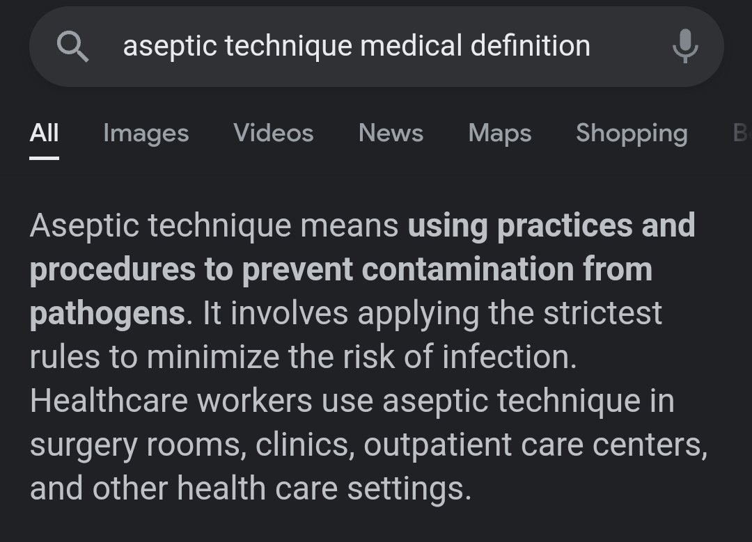 StoneofThors's tweet photo. &amp; this 👇🏽 destroys the entire masquerade altogether 🎯💯 

Using their own (S)cience to boot - the Aseptic Technique &amp; process: https://t.co/T0SFuPW0Fy