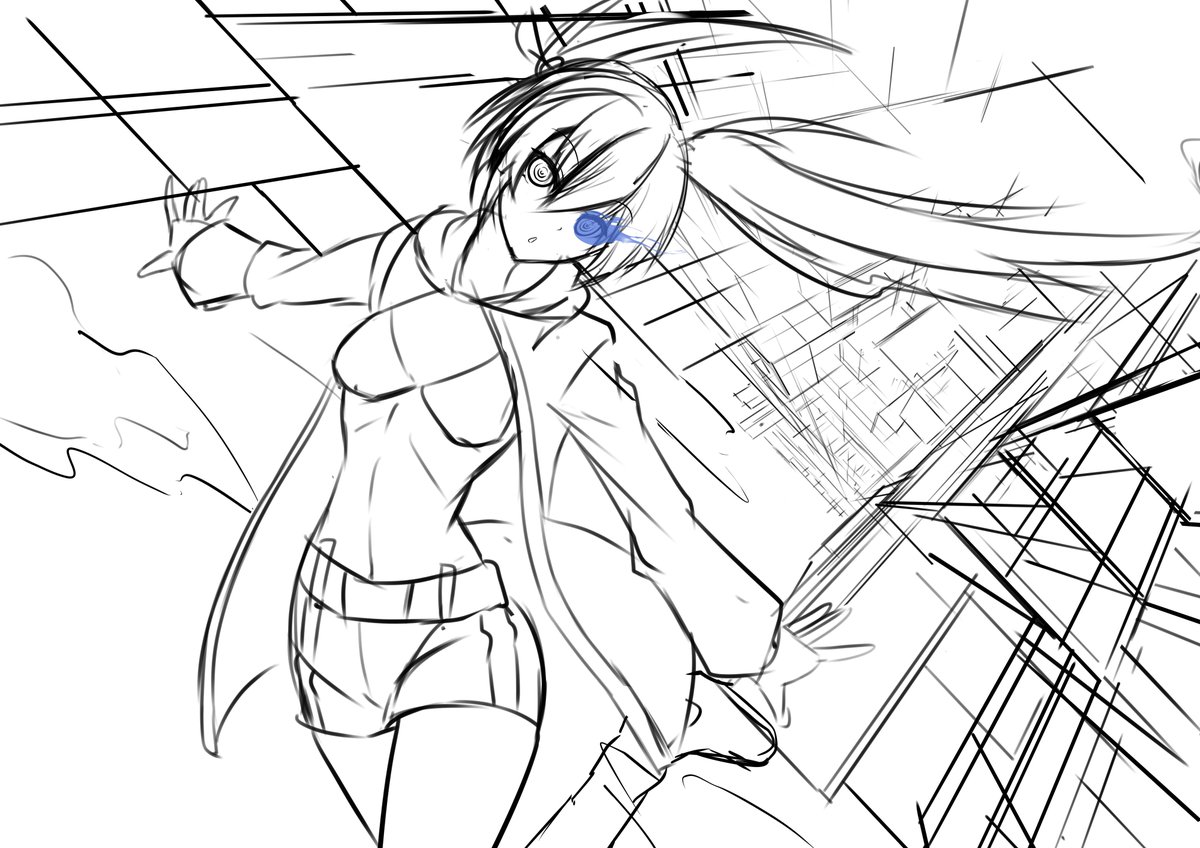 ブラックロックシューター 絶賛イラスト製作中! 