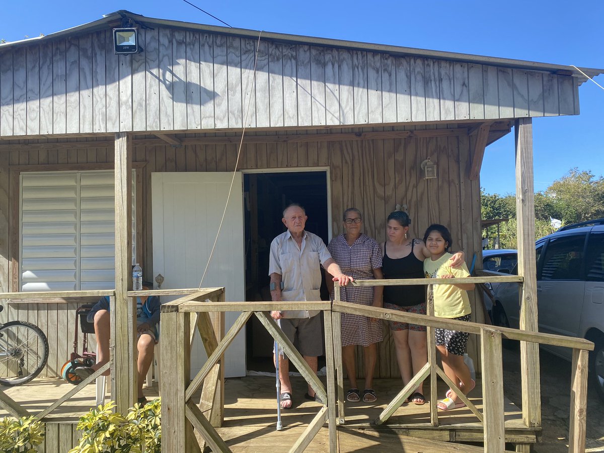 HH4PR's tweet photo. @pulte Another chance to help those in need. @pulte Let’s rebuild this fellow Korean War Veteran’s home together in Puerto Rico. #HumanitarianAid #koreanwarvet #borinqueneer https://t.co/jBce93eUOl
