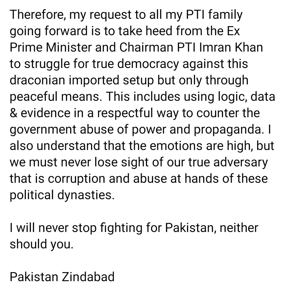 arslankhalid_m's tweet photo. Statement
#امپورٹڈ_حکومت_نامنظور https://t.co/mI8qyUMbDk