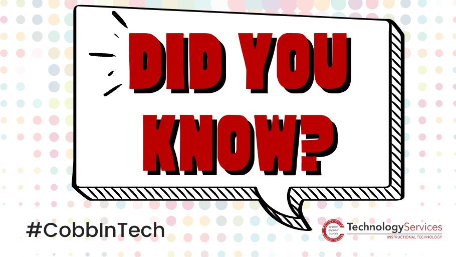 Did you know?

CTLS has a new feature where you can you group your digital sessions!

#CobbInTech #WowWednesday