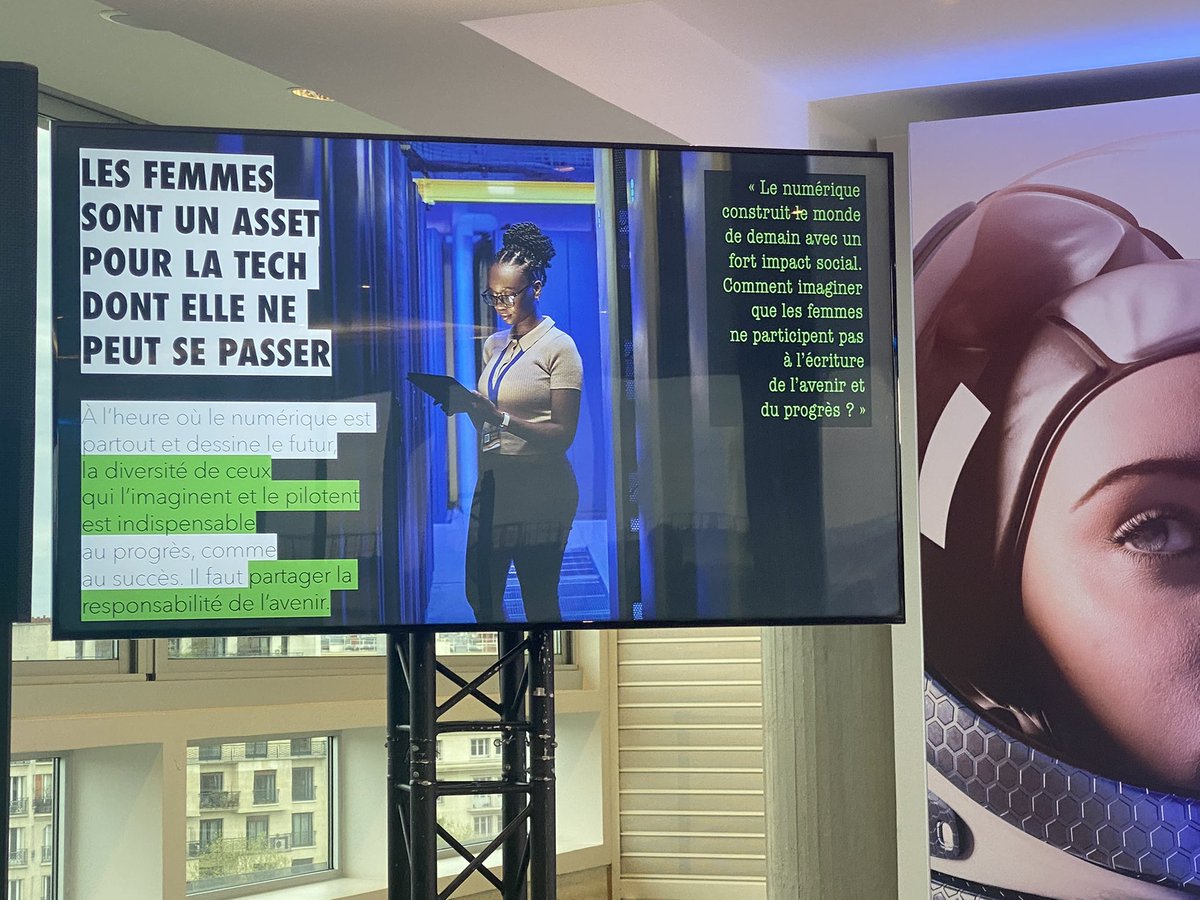 C_MorinDesailly's tweet photo. Ravie d’avoir participé hier au lancement de l’operation @Netexplo « We are the future »,100 femmes issues de impliquées ds la Tech pour sensibiliser à la nécessaire féminisation de la tech ! Le monde de demain doit être construit à égalité par les femmes et par les hommes! https://t.co/Kj68PpKGIC