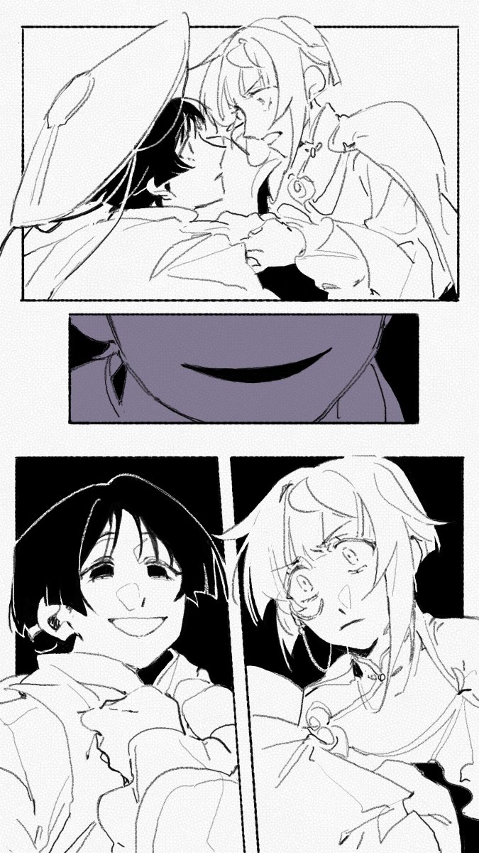 susricecakesoup's tweet photo. aoi no okina coming to kuronushi after finding out he was the one behind everything.

i wasn't manage to put dialogs in- i couldn't think of any words at all lol. https://t.co/F954r6n9uv