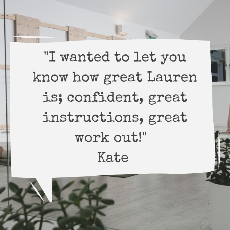 We've had some fantastic feedback this week from one of Lauren's clients.  Lauren teaches our Tuesday Reformer classes, at 8.30am, 9.45am and 11am.  
Book via our website haslemerepilates.co.uk
#pilates #haslemere