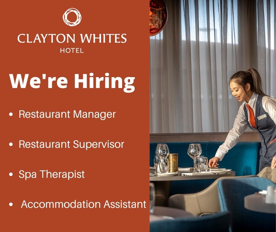ClaytonWhitesH's tweet photo. We are looking for customer-focused, positive people to join our amazing team here at Clayton Whites Hotel Wexford!
To apply please send your CV through to Caroline Ryan our HR Manager, cmryan@claytonhotels.com
#developwithdalata #jobvacancies #hospitalityjobs #claytonhotels https://t.co/IeyXvUqQjD