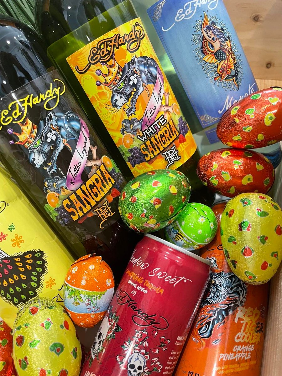 Something FUN &amp; TASTY for the ADULT’S Easter Basket! <a href="/luneauusa/">Luneau USA Inc</a> #tequilalovers #winelovers #edhardytime 
Happy Holidays to all! #cheers