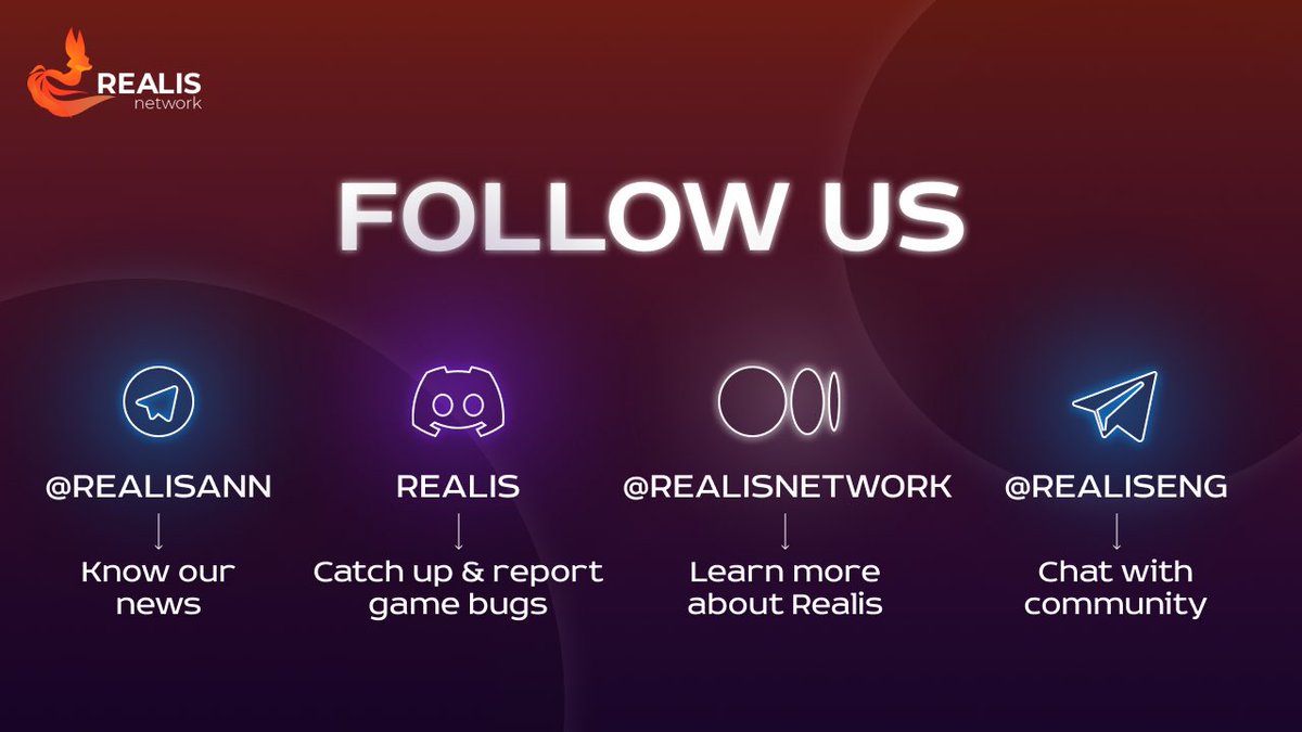 realisnetwork's tweet photo. Join Realis' social ecosystem to become a part of our project, catch up with the latest news &amp; help us improve 🚀

Discuss best winning strategies, chat, make bug reports, read up on Realis &amp; Lore and so much more! 🔥

Hop on the ride with us 👇 https://t.co/nR2cYLoFb0