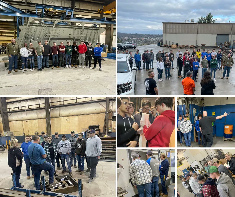 conn_weld's tweet photo. We had the pleasure of welcoming MCTEC yesterday for a tour.  Students were able to explore all facets of manufacturing from engineering to fabrication.  Conn-Weld commends MCTEC for preparing these talented students for careers in manufacturing!   
#MCTEC https://t.co/2f9pMr1TtM