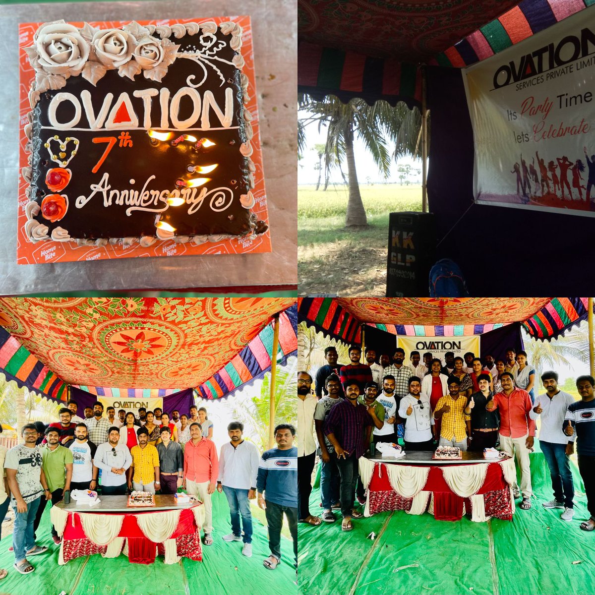 Ovation_Svcs's tweet photo. Another year of greatness in our company has passed! Congratulations to those who've seen the complete transition of our company. We appreciate the efforts of each &amp; every one of you in this journey. We've memorized this day with an anniversary cake. Happy company anniversary https://t.co/7ipThiHuYY