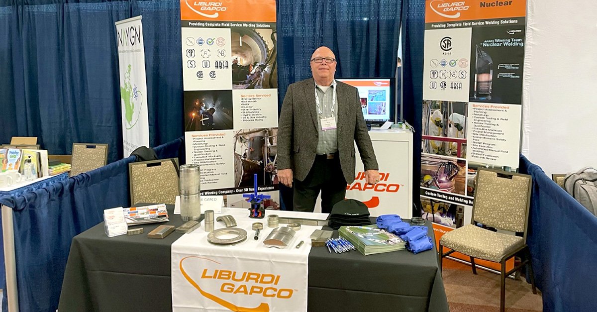 LiburdiGroup's tweet photo. ATTENTION, #NUCLEAR COMMUNITY!
Liburdi GAPCO is on-site at the Canadian Nuclear Association #CNA2022.
Stop by booth # 331 to say hi to the team and learn about our nuclear welding services.
#liburdi #nuclearindustry #netzero #nuclearpower https://t.co/O2uCMrmHD4