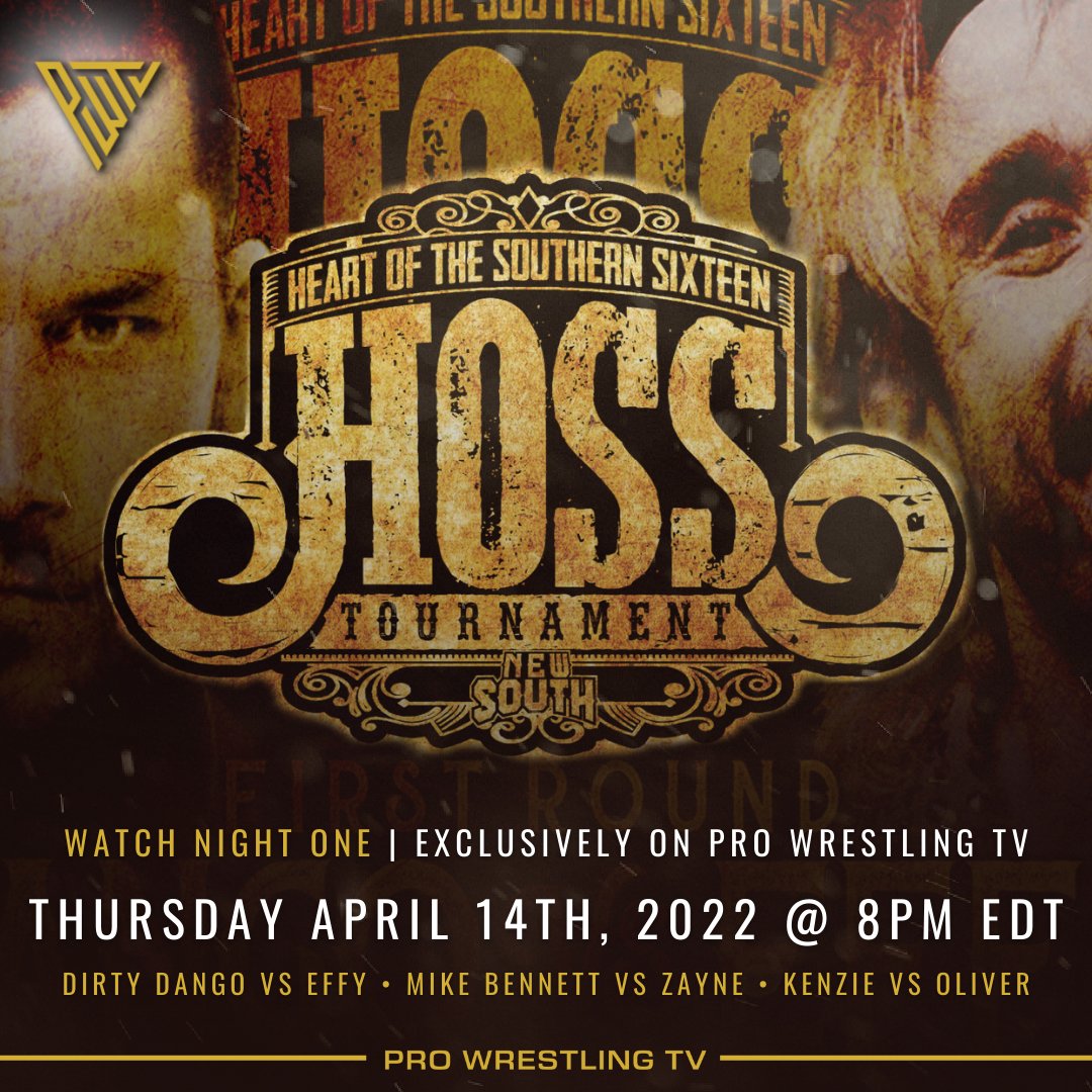 NewSouth_PW's tweet photo. Sign up for @ProWTV NOW and see HOSS Night One for FREE!
Relive @EFFYlives Vs Dirty Dango
@KenziePaige_1 Vs @TheJordanOIiver 
@RealMikeBennett Vs @DillonMcQueen 
@the_hunterdrake Vs @ThePrizeCityOG 
@bountykeith Vs @CuttersAlley 
And more!!! https://t.co/MUZ5Ma6sJz