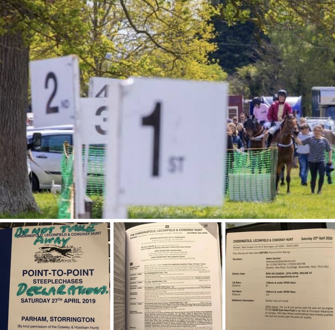 P2PParham's tweet photo. 🔹E- Entries
Pony racing, Point to Point, Dog show. 
Entries close the same week for the racing- last minute!
Race cards are printed with all entries listed and then horses who are running are declared on the day. #gopointing #parhamraces #pointtopointracing #familyfun https://t.co/6qT4vV1fbm
