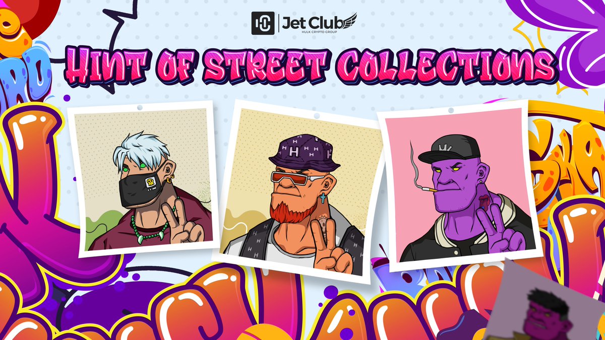 JetClub_NFT's tweet photo. 👣 Created by creative minds and genius hands, our Street Collection is a combination of the superhero Hulk with ideas based on everyday stories on the street, mixed with a bit of crazy break. 🔥

Also, stay tuned as we could drop another sneak peek soon 🤭

#Jetclub #NFT https://t.co/L9196aXc4g
