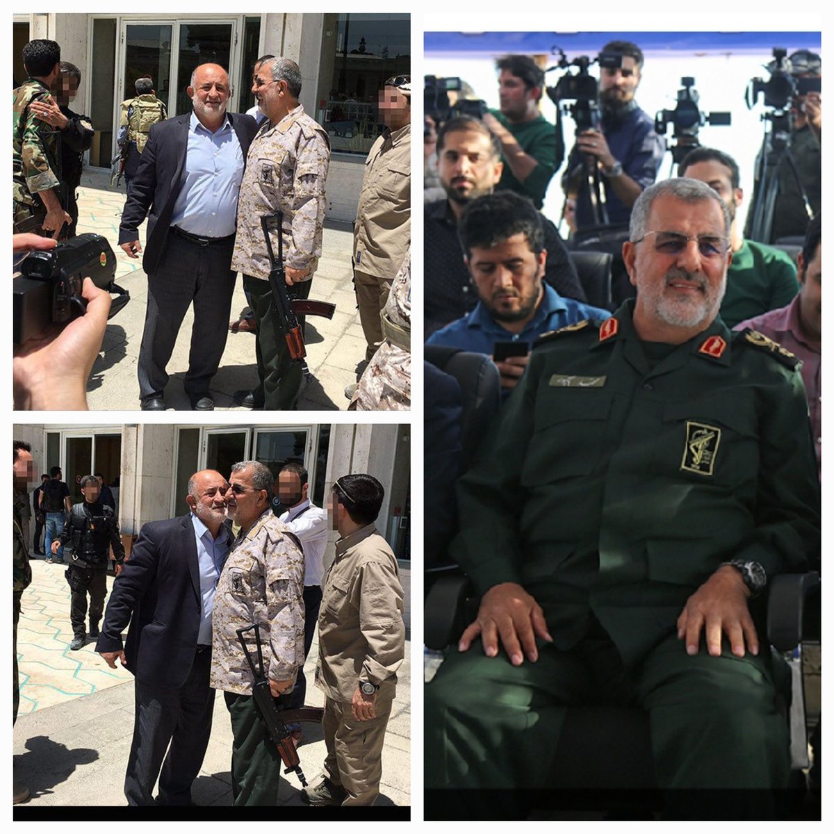 EQfard's tweet photo. "The killing of all #US leaders would not be enough to avenge the death of #Soleimani", Mohammad Pakpour, ground forces commander of the #IRGCTerrorists, said.
"The blood of Soleimani is very expensive" he emphasized killing US officials is not enough!
#Terrorism #Iran #Pakpour https://t.co/9ht8L25MbS