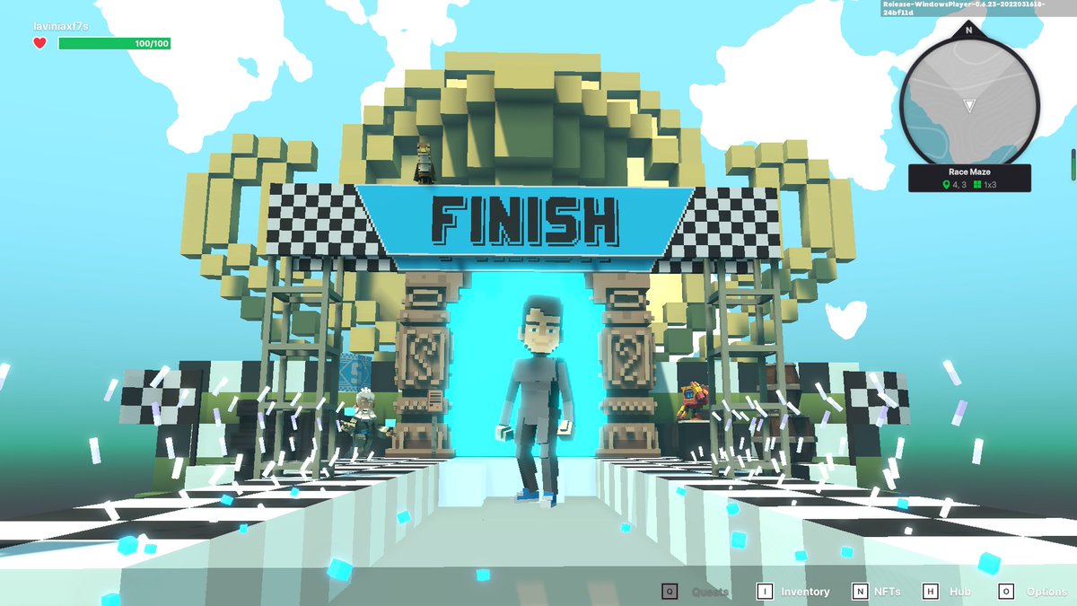 Melancho823's tweet photo. @TheSandboxGame yeah~I finished it! https://t.co/q6bwlVhJA7