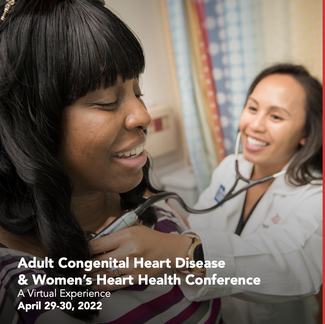 Join Texas Children's for a great opportunity to learn about the latest developments in adult congenital heart disease and cardiac disease in women. For more info and registration:
texaschildrens.org/achdconference