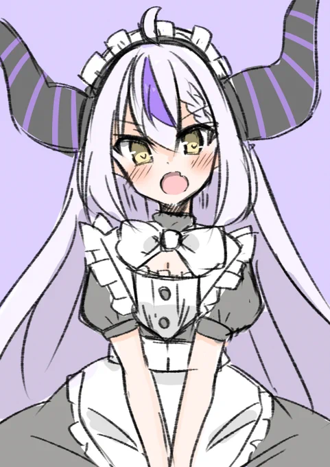 メイドラプ様
 #Laplus_Artdesu 