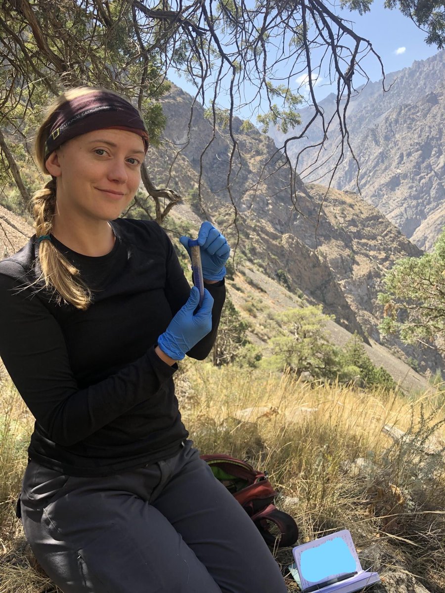 RESLudel's tweet photo. Join us in congratulating lab member  @biologistimo for receiving the prestigious @UDelaware William J. Benton award for her Ph.D. research! We are proud of her collaborative work with @PantheraCats studying snow leopard phylogeography and population genetics in Central Asia. https://t.co/UXOhadQlK0