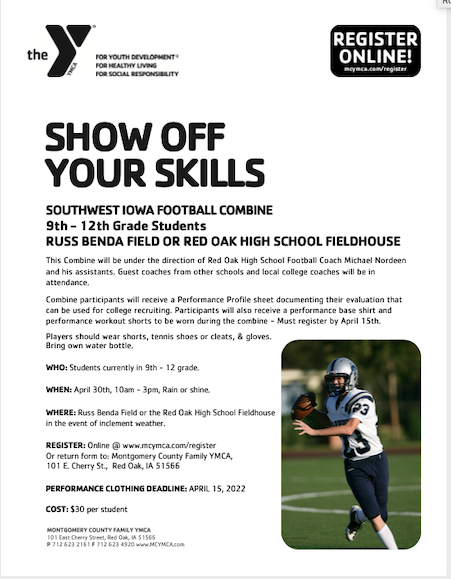 SWIA_Combine's tweet photo. 30 kids already signed up, and a handful of college coaches going to be in attendance.  Register at https://t.co/X2jyvv1WTU by April 15th to get the free shirt and shorts!!  #COMPETE https://t.co/oYm4SrmZGP