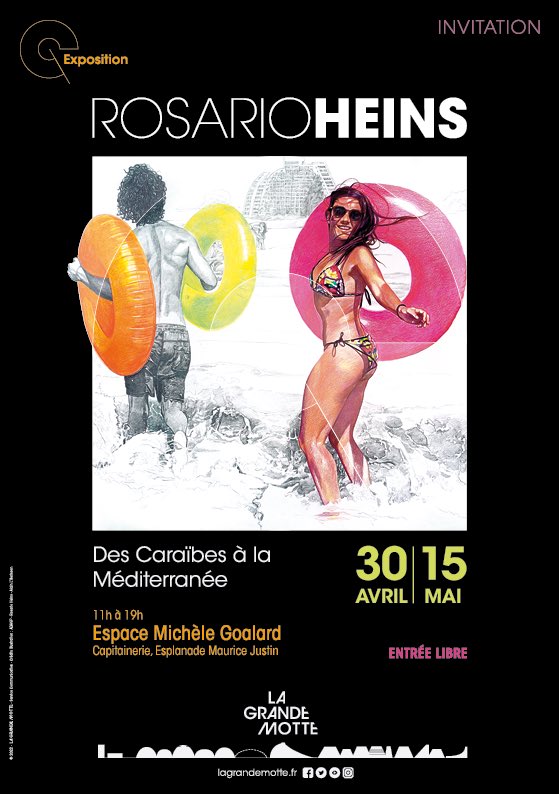 Save the date le mardi 3 mai à 18h vernissage de ma prochaine expo à l’espace Michèle Goalard à La Grande Motte du 30 avril au 15 mai