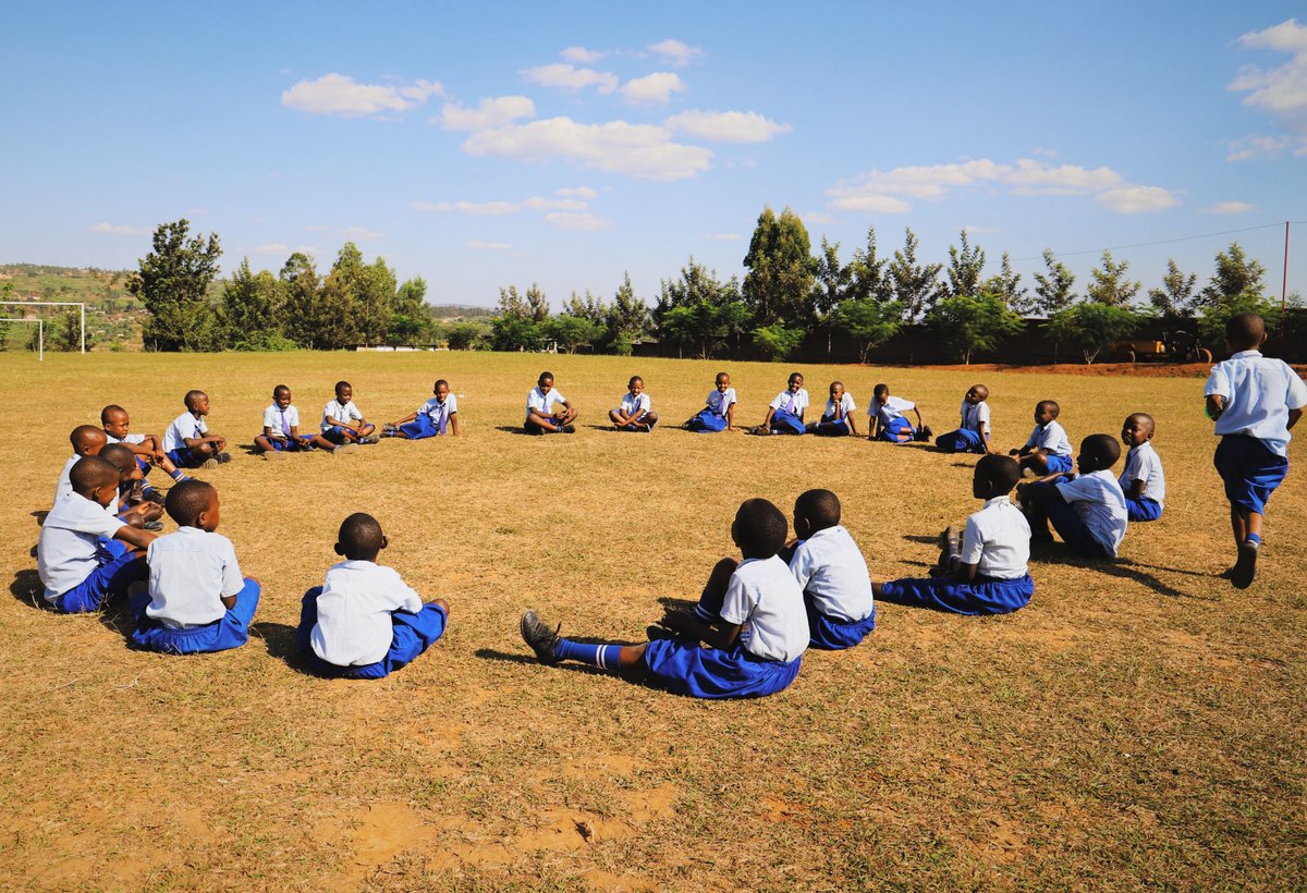 Raise your hand if you’ve ever played “Duck, Duck, Goose!” Group games are lots of fun, and they give our RCCS students a “brain break” from the classroom. We thank God for the bright blue sky providing a lovely canopy over these students at play on our campus’ athletic field.
