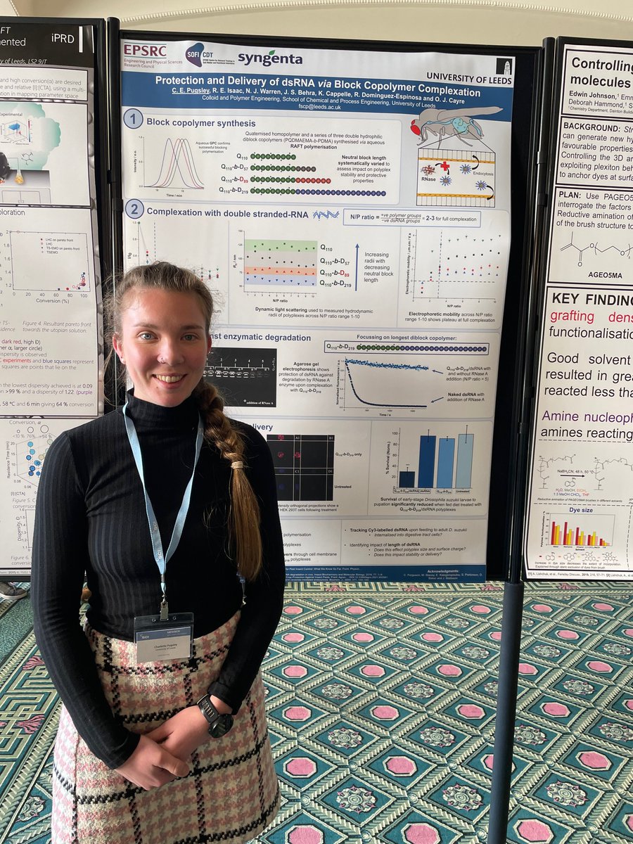 lee_fielding's tweet photo. Congratulations to our three @softmatter sponsored poster prize winners at the @ColloidsGroup organised Rideal meeting last Friday . The winners were Derek Chan, @cepugsley and Benjamin Lobel. @ArmesGroup @SCIupdate @Syngenta @SOFI_CDT https://t.co/Dlu93hv860