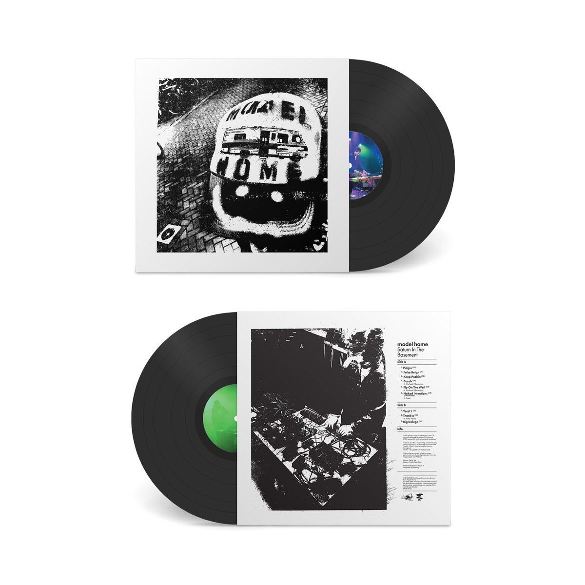Saturn In The Basement picks up the Model Home story where One Year left off, compiling highlights from Model Home 11 - 18, remastered by Kassian Troyer at Dubplates &amp; Mastering in Berlin and presented in the usually smart Studio Tape-Echo designed sleeve

disciples.ffm.to/disc16