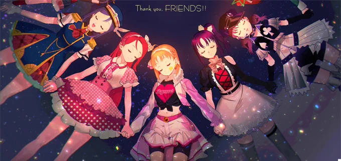 Thank you, FRIENDS!!

#lovelive 