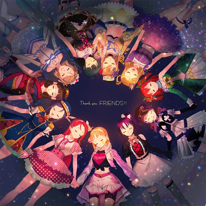 Thank you, FRIENDS!!

#lovelive 