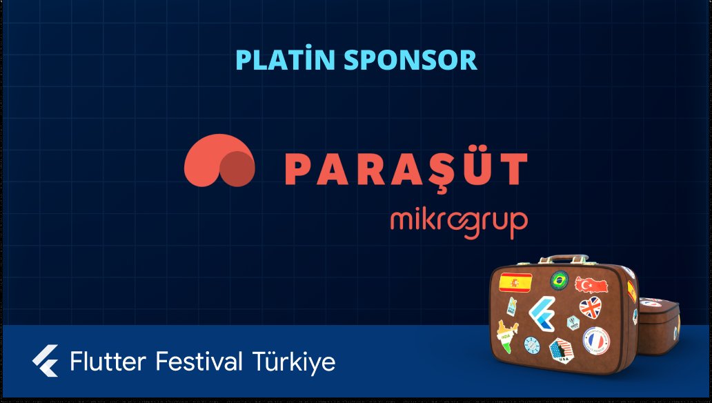 gdgsivas's tweet photo. Bir etkinliği olmazsa olmazı! Sponsor duyurularımıza başlıyoruz! 💙
İlk sponsorumuz @parasutcom! 💎

16-17 Nisan tarihlerinde gerçekleşecek #FlutterFestivalTurkiye etkinliğinde bizlere Platin Sponsor olarak destek veren Paraşüt ekibine çok teşekkür ederiz. 🙌

#Flutter https://t.co/8DI1ZR8i3F