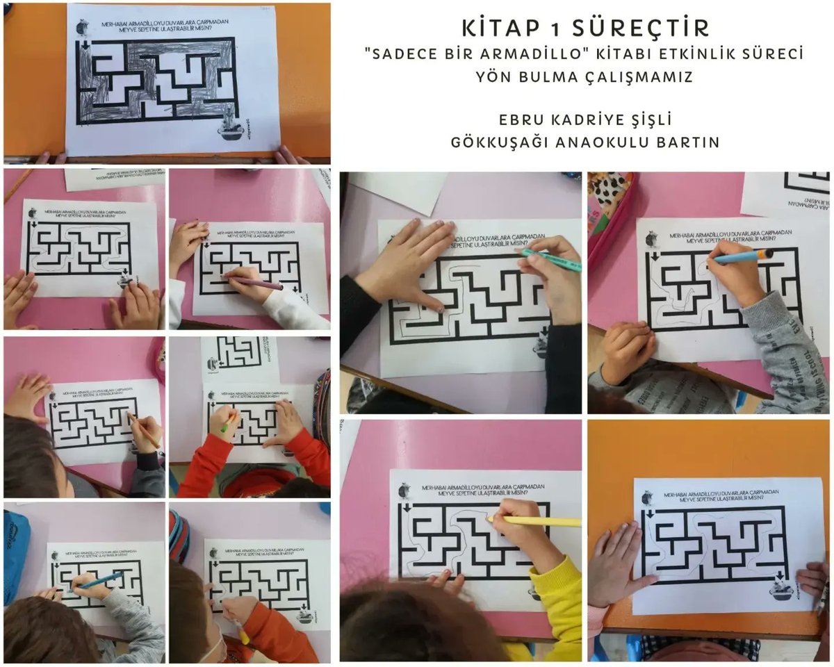 EbruSisli67's tweet photo. "KİTAP 1 SÜREÇTİR" eTwinning Projemizde "SADECE BİR ARMADİLLO" Kitabı Etkinlik Süreçleri 🤩 @BartMem @anaokulu_n @eTwinning_74 @tretwinning @eTwinningDestek @kitap1surectir https://t.co/bwkjA7ofO1