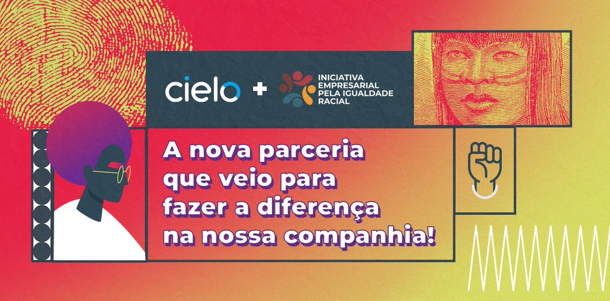 Nossa parceria com a Iniciativa Empresarial pela Igualdade Racial e a <a href="/FaculdadeZumbi/">Zumbi dos Palmares</a> reforça nosso compromisso em buscar a equidade racial e aumentar a representatividade negra no #TimeCielo. 👩🏾‍🦰👨🏾‍🦲🧔🏿‍♂️👩🏽‍🦱 

Saiba mais: blog.cielo.com.br/institucional/…