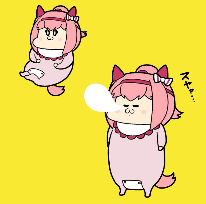 「blush stickers nose bubble」 illustration images(Latest)
