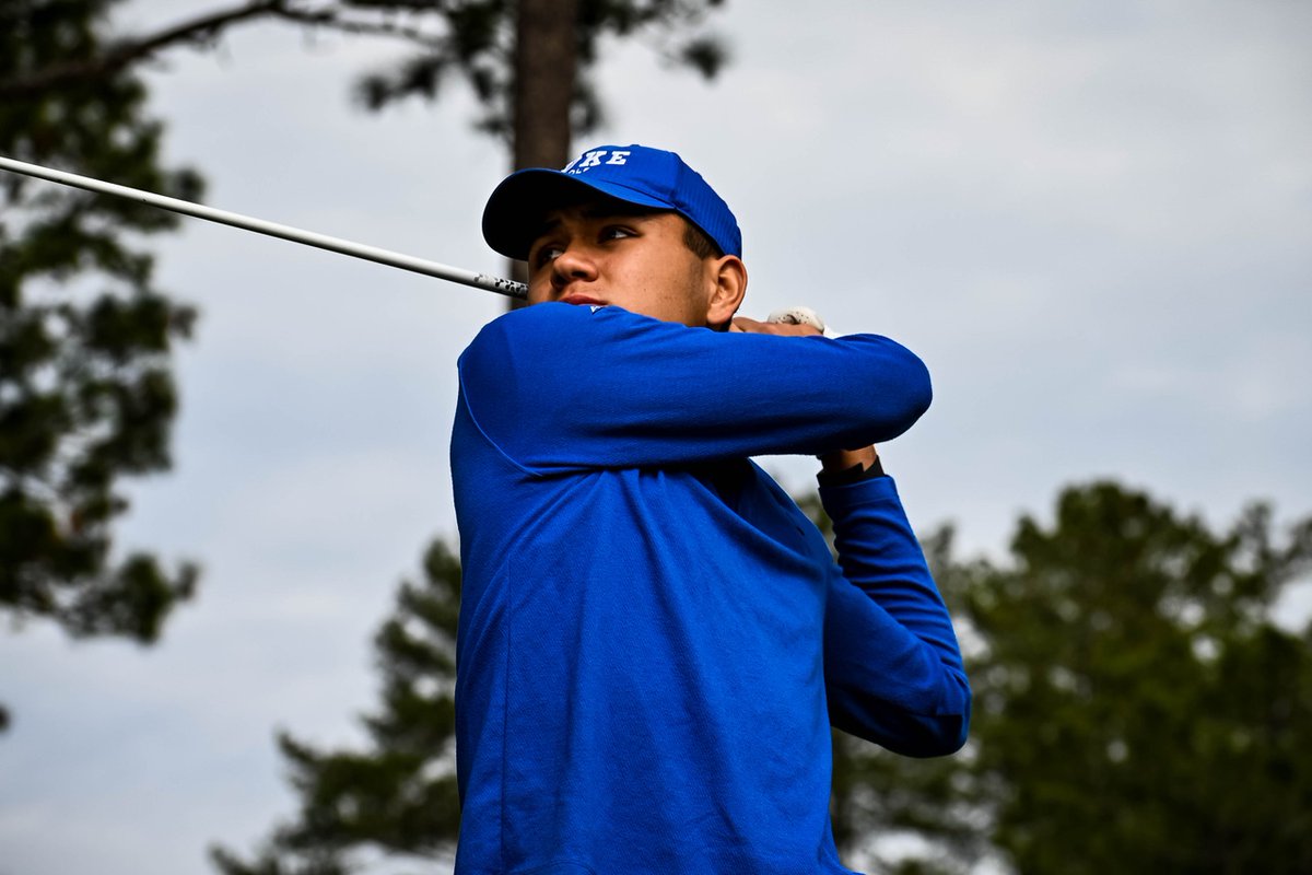 Another top 🔟 finish for the Blue Devils from Luke Sample at the Stitch Intercollegiate!
