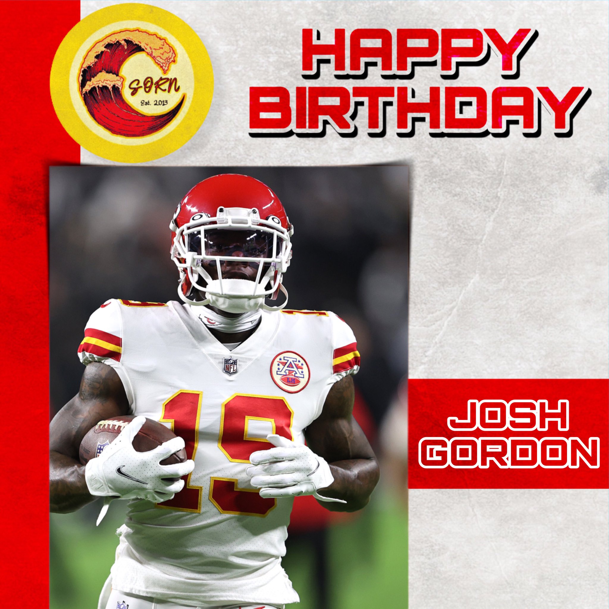 Happy 31st Birthday to Josh Gordon!  | 