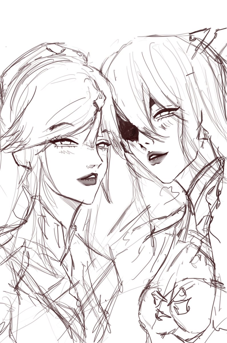 Spookynobi's tweet photo. Beiguang sketch

#Genshinlmpact #beiguang #fanart https://t.co/O7yYbsj1ER