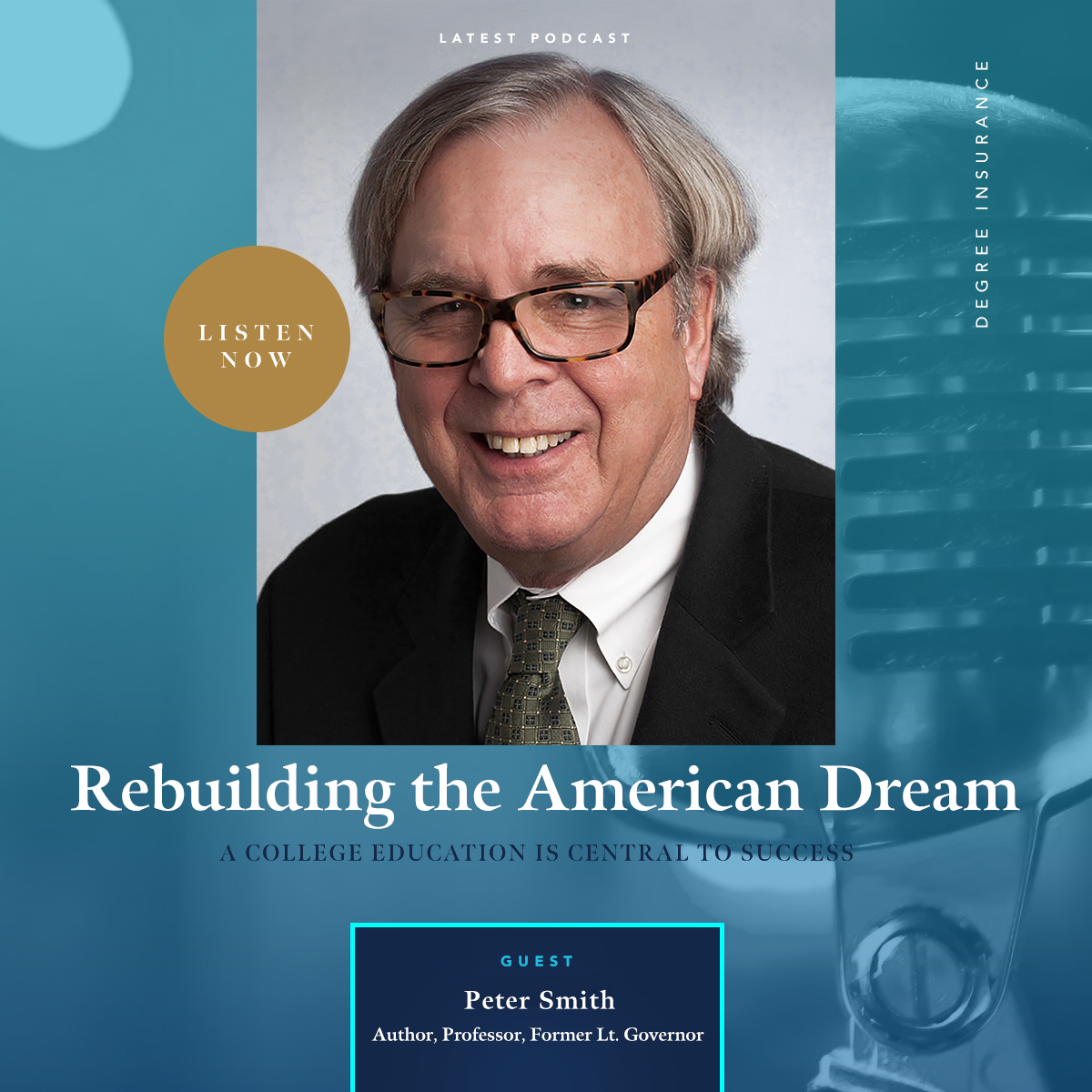 Today on the Rebuilding the American Dream podcast, <a href="/PeterPSmith/">Peter Smith</a> discusses the value of learning and knowledge, regardless of where or how it was gained.
Listen to this episode at americandream.fm! 

#rebuildingtheamericandream #highereducation #podcast #degreeinsurance