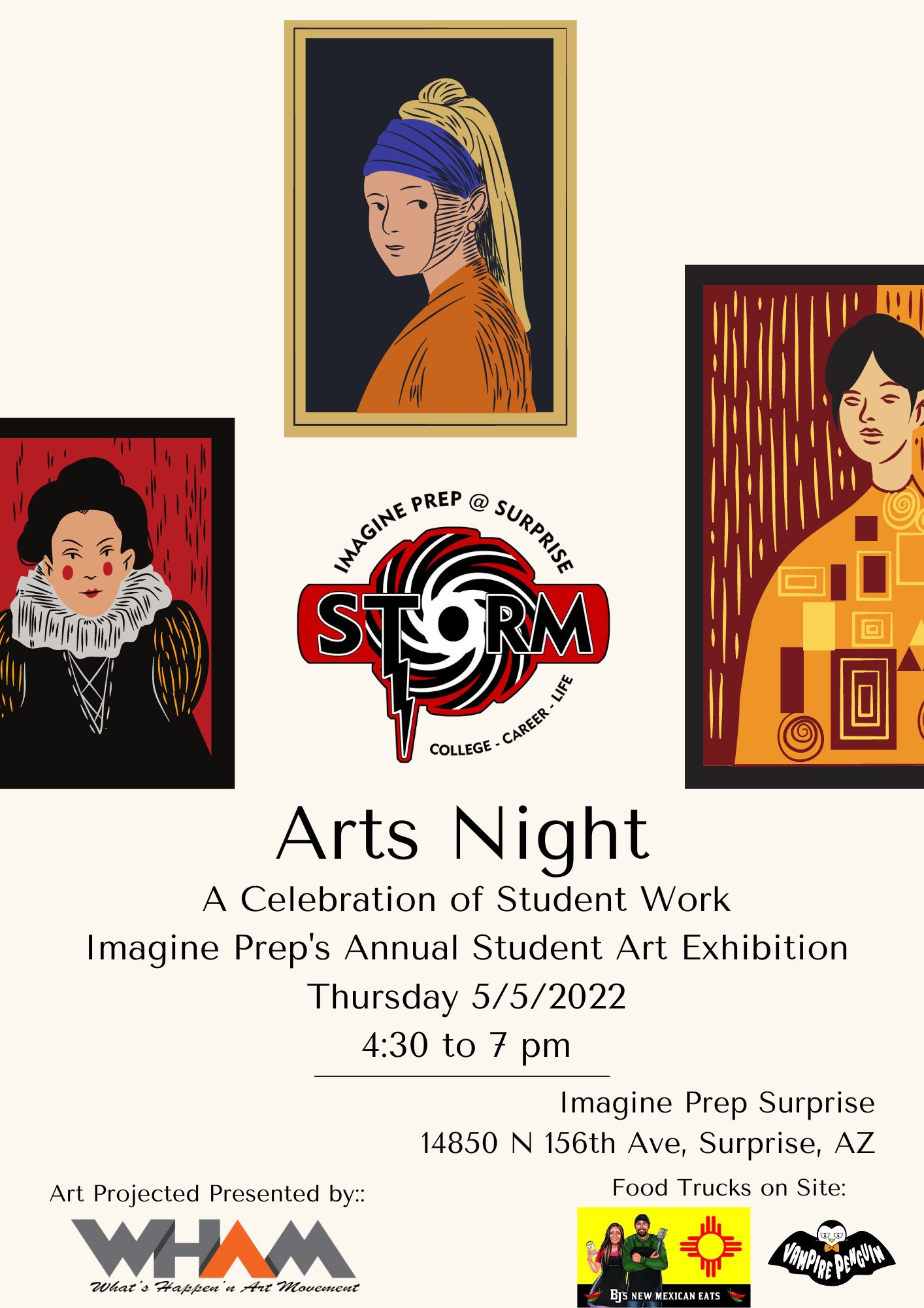 Imagine Prep Christmas Break Schedule 2022 Imagine Prep Surprise On Twitter: "The Annual Arts Night Is Back After A 2  Year Hiatus! Stop By To View The Amazing Student Art Work. Grab Dinner From  Bj's New Mexican Eats