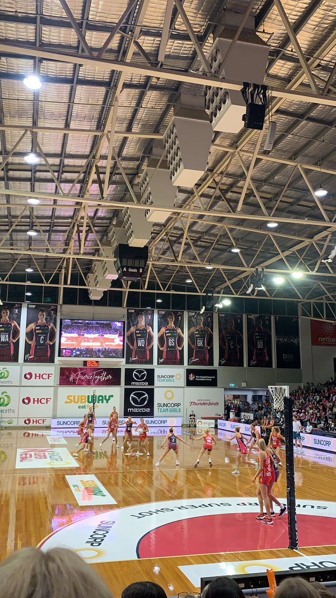 melcee141's tweet photo. Let’s go @AdelaideTBirds #SSNThunderbirdsSwifts https://t.co/A6IjpkRscs