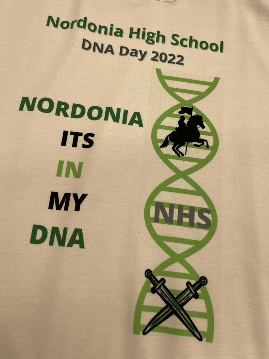 colemanbio414's tweet photo. Printing amazing student designed flags and shirts for @NHSDNADay 4/22/2022. Thank you @knyzen Innovation & Design Lab for your countless clicks to make this a reality! @NHGRI_Director @DrJoeClark @CaseyGWright @canva @ToddStuart1 #nordoniarocks #nordonia❤️sDNA #nhsdnaday https://t.co/c3SqdHdoyz