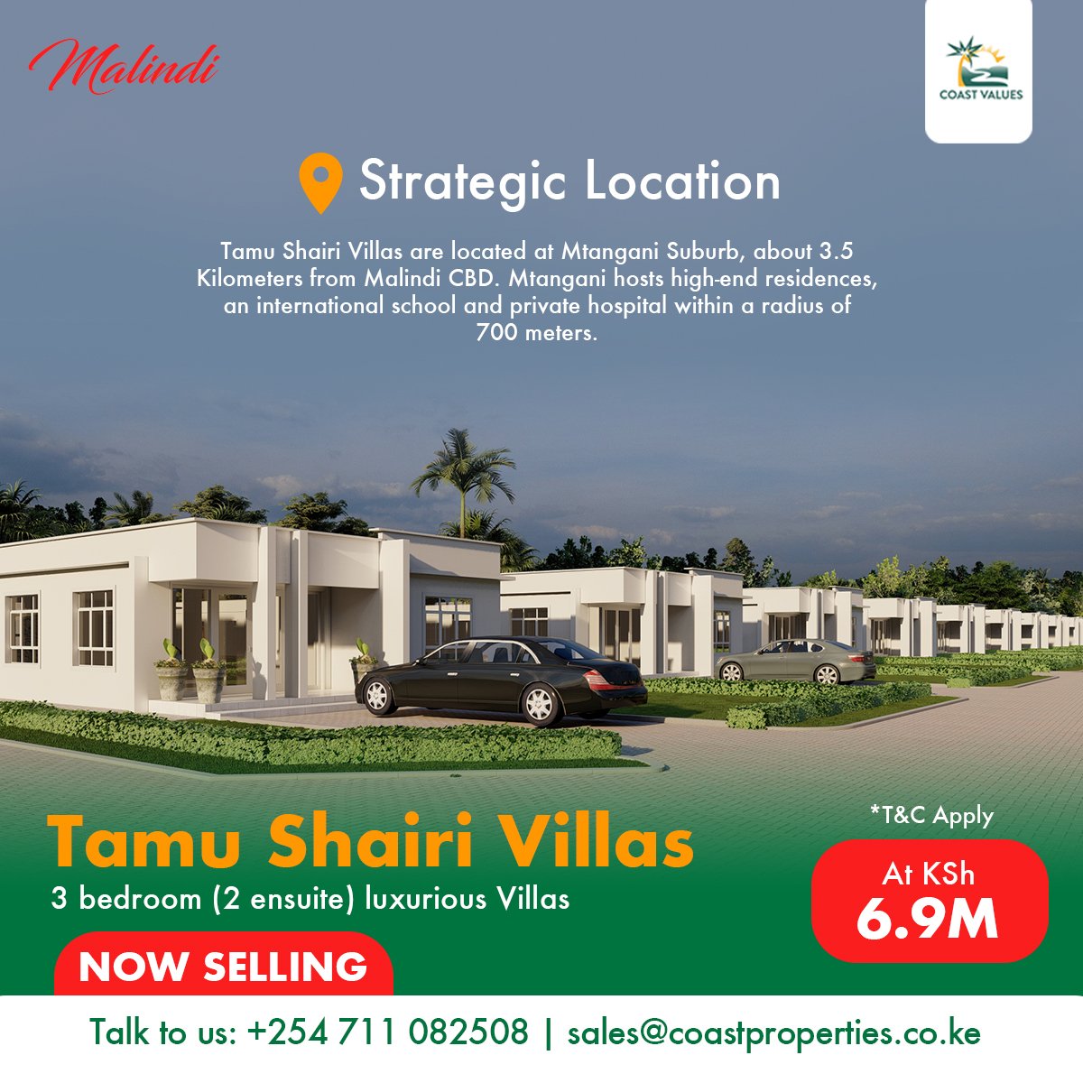 coastvalueske's tweet photo. Location is vital when buying a home.
Tamu Shairi is located in a neighborhood consisting of high-end residences, an international school, and a private hospital.
Call us today on 0711082508 for more info and a free site visit.
#luxuryhomes #realesate #coastvalues #malindi https://t.co/vVL5LGaghR