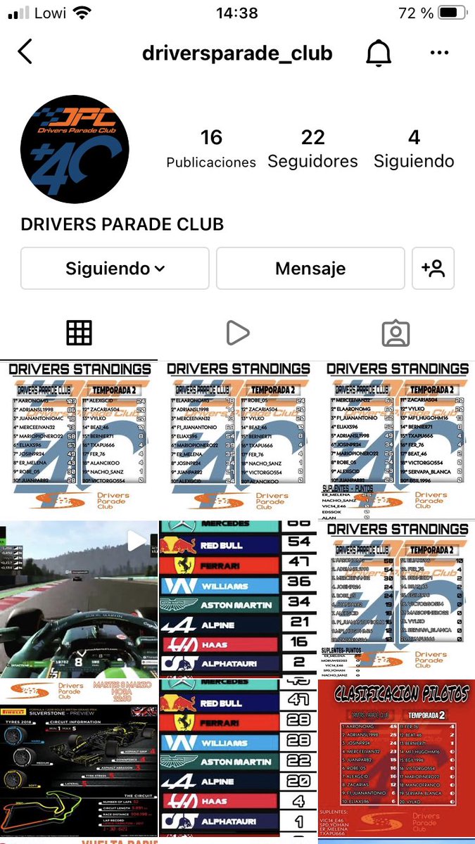 Después de avisar amablemente que no podían usar logos y nombre por estar registrados, la única respuesta ha sido bloquearme. ¿Me ayudáis a hacer magia y que cierren esta cuenta por favor? Gracias como siempre.

instagram.com/driversparade_…