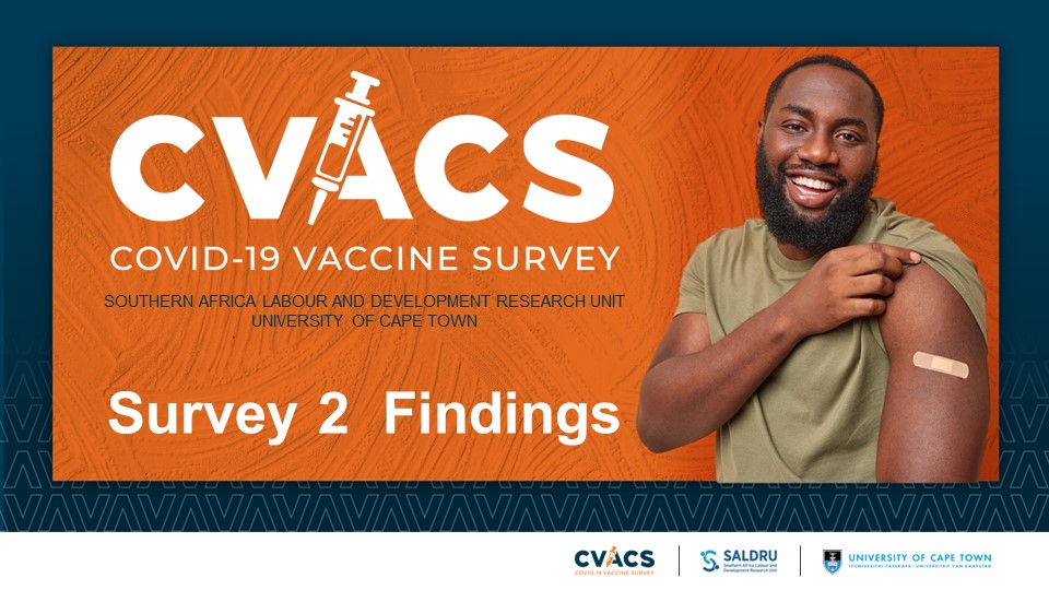 CVACS_ZA's tweet photo. 1. Welcome to those joining the @CVACS_ZA Survey 2 results webinar! The recording will be available on our YouTube Channel &amp; the policy brief and slide deck for Survey 2 will be made available at OpenSALDRU #CVACS2 @SALDRU1 @UCT_Research @UCT_news @DataFirstAtUCT https://t.co/2lNUj7PCat