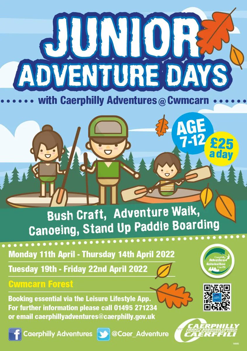 CaerphillyCBC's tweet photo. Did you know that Caerphilly Adventures are offering this fantastic opportunity to children aged 7-12 over the Easter Holidays?

Book your place now!
@Caer_Adventures https://t.co/ibtdHCFQ6I