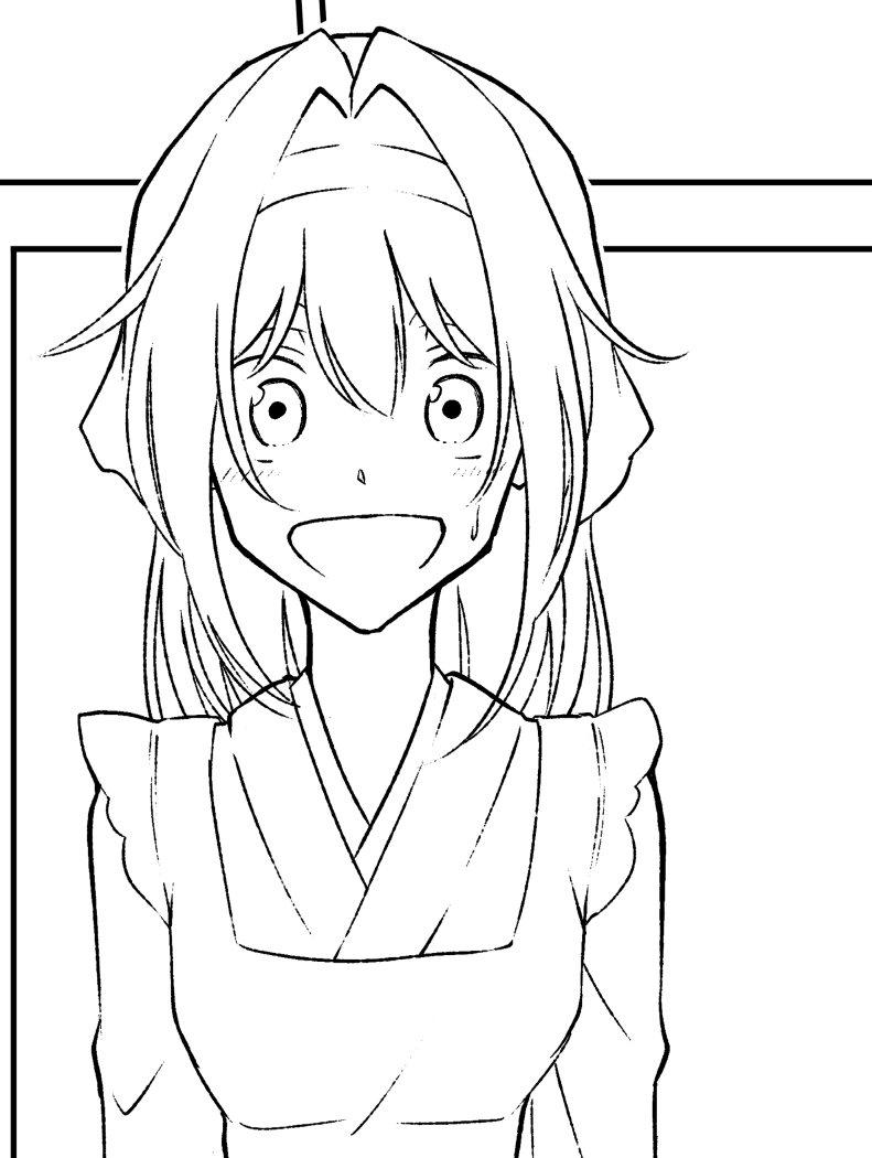 これは可愛く描けたコミティア原稿の主人公 