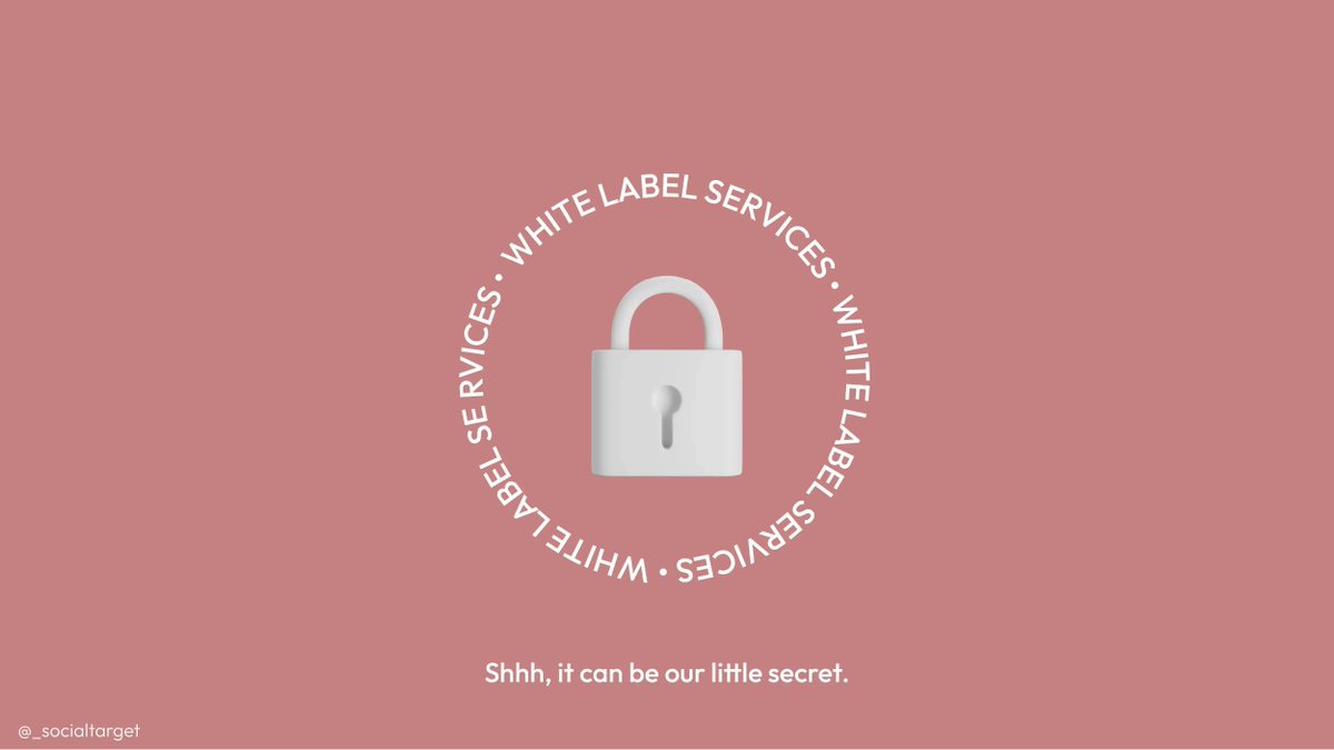 #DidYouKnow we also offer #WhiteLabel services? 🔒

If you are an agency owner or consultant who needs a helping hand with social media management and content creation for your clients, we can help with that!

But don't worry, it can be our secret 🤫

social-target.co.uk